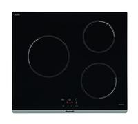 Brandt BPI6360B - Placa de inducción - Mesa de cocción empotrable - Negro - 3 chimeneas - 5900 W - Dimensiones empotradas: 56 x 49 cm - Precisión y rendimiento - Fabricado en Francia