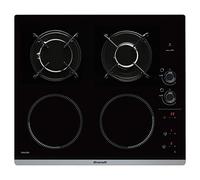 Brandt - vitrocerámica mixta 60cm 4 fuegos - bpi6413bm