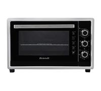 Brandt FC4200MS - Mini horno - 42L - Multifunción -240°C - 5 posiciones de cocción - Puerta doble cristal - Accesorios: fregaderas, rejilla, pinza para recoger platos, destornillador, 1800 W, plata
