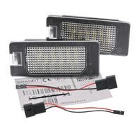 BRANDT Luces LED para matrícula compatibles con BMW Serie 4 F32 F33 F36 F82 F33 F36 F82 F83 5er E39 E60 E61 F10 F11 X1 E84 F48 X3 F25 G01 X4 F26 Iluminación de matrícula