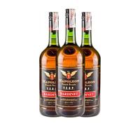Brandy Bardinet Napoleón Botella Misil 1 L (Caja de 3 Botella Misil de 1 L)