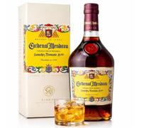 Brandy Cardenal Mendoza - Gran Reserva | Solera Gran Reserva Jerez | Envejecido en barricas de roble | Sabor suave y complejo | Botella 700 ml | 1 botella
