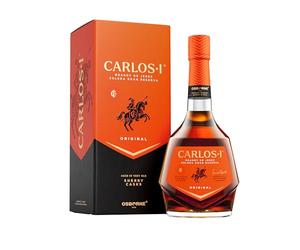 Brandy de Jerez Carlos I Solera Gran Reserva - Botella de 1 Litro