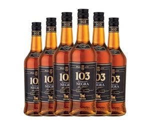 Brandy Osborne 103 Etiqueta negra 70 aja de 6 Botellas de 70 cl)