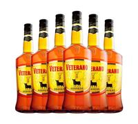 Brandy Osborne Veterano Botella Misil 1 L (Caja de 6 Botella Misil de 1 L)