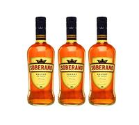 Brandy Soberano de 1L - D.O. Jerez de la Frontera - Bodegas Gonzalez Byass (Pack de 3 botellas)