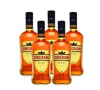 Brandy Soberano de 1L - D.O. Jerez de la Frontera - Bodegas Gonzalez Byass (Pack de 5 botellas)