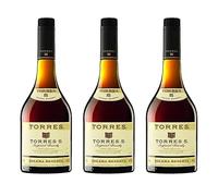 Brandy Torres 5 años destilado premium selección gourmet - 3 Botellas x 75 cl