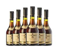 Brandy Torres 5 Catalunya Reserva 70 cl (Caja de 6 Botellas de 70 cl)