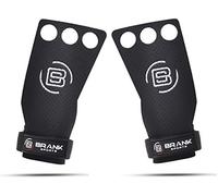 BRANK SPORTS Calleras para Crossfit de Cuero Panther 2 y 3 Agujeros para protección de Las Manos | para Gimnasia o calistenia | Extensión de la garantía ofrecida (3H, M)