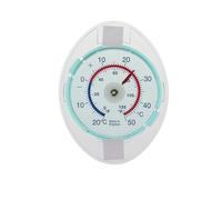 Brannan Termómetro para ventana exterior: lee fácilmente la temperatura exterior desde el interior con este termómetro preciso para ventana