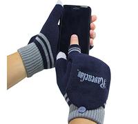 Branpresto CINEREPLICAS - Harry Potter - Guantes - Mitones Removibles - Mitones de Pantalla táctil - Licencia Oficial - Casa Hufflepuff - Amarillo y Negro