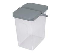 BranQ contenedor, recipiente para detergente o de alimento para garo o perro, plástico de color gris, 10L
