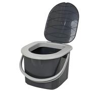 BranQ - Inodoro de camping, portátil, para viajes, para personas mayores, orinal, al aire libre, camping (22 L)