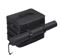 Brappo Bolsa de viaje compatible con miniaturas DND, dados DND, mapas, guía de DM y manual del jugador, para RPG, colecciones de juegos de mesa MTG (solo funda) (negro)