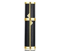 BRARIOS Pulverizador de perfume rellenable, 5 ml, pequeño, para perfume, botellas vacías para viajes, color negro
