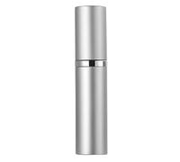 BRARIOS Pulverizador de perfume rellenable, vacío de viaje, atomizador de perfume portátil, 5 ml, pulverizador de bolsillo para viajes (plata J)