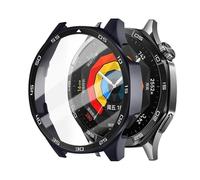 BRART Funda de PC para HUAWEI Watch GT4 5, cobertura completa de 46MM, Protector de pantalla de carcasa de parachoques para Huawei Watch GT5 Pro, fundas para relojes(Midnight Blue,GT5 46mm)