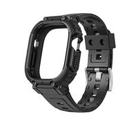 BRART Para Apple Watch Band Ultra 49 mm Funda protectora TPU Silicona Pulsera para iWatch Series 8 7SE654 41/45/40/44mm Band, Ultra 49mm, Agate