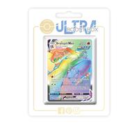 Braségali VMAX (Blaziken VMAX) 200/198 Arcoíris Secreta Golpe Fluido - Ultraboost X Epée et Bouclier 6 Règne de Glace - Box de 10 Cartas Pokémon Francés