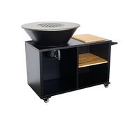 Braseiro de cocina de 80 cm, aparador con espacios de almacenamiento, stromboli, 138 x 82 x 114 cm