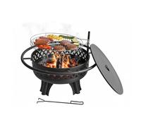 Brasero Barril Cesta Hoguera Parrilla ajustable