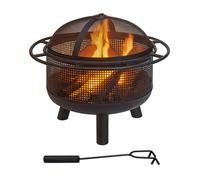 Brasero, cuenco para fuego, hoguera, fuego de jardín, atizador