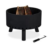 Brasero exterior estufa de patio 8,3 kg acero inoxidable brasero jardín portátil