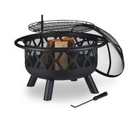 Brasero exterior hoguera portátil 7,9 kg 54 cm brasero jardín estufa exterior