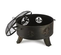 Brasero Versailles de 60 cm Ø en acero negro Blumfeldt