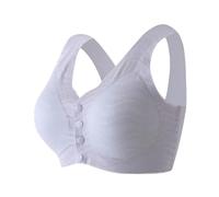 Brasier cómodo sin costuras para mujer, ropa interior sin rastro, estilo delgado, pecho grande, pequeño, plegable, para mujer, invisible debajo de la ropa, gris, L