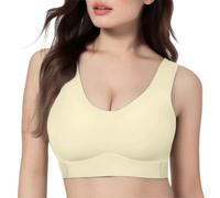 Brasier corrector de postura para mujer, tirantes anchos sin varillas | Soporte de espalda para moldear la curva, sujetadores de elevación para pechos caídos, cobertura completa sin costuras
