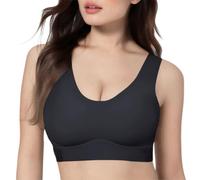Brasier corrector de postura para mujer, tirantes anchos sin varillas | Soporte de espalda para moldear la curva, sujetadores de elevación para pechos caídos, cobertura completa sin costuras