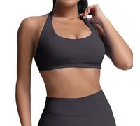 Brasieres De Mujer,Sujetadores Deportivos de Entrenamiento para Mujer de sujeción Media Baja sin Costuras con Espalda Abierta Acolchados para Gimnasio Yoga Top Corto