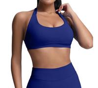 Brasieres De Mujer,Sujetadores Deportivos de Entrenamiento para Mujer de sujeción Media Baja sin Costuras con Espalda Abierta Acolchados para Gimnasio Yoga Top Corto