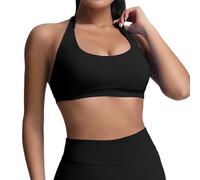 Brasieres De Mujer,Sujetadores Deportivos de Entrenamiento para Mujer de sujeción Media Baja sin Costuras con Espalda Abierta Acolchados para Gimnasio Yoga Top Corto