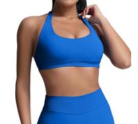 Brasieres De Mujer,Sujetadores Deportivos de Entrenamiento para Mujer de sujeción Media Baja sin Costuras con Espalda Abierta Acolchados para Gimnasio Yoga Top Corto