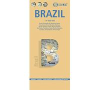 Brasil 1:4.000.000: Brasil, Ilha de Fernando de Noronha, Brasil Amazonico, Brasilia, Manaus, Rio de Janeiro, Sao Paulo, Fortaleza, Natal, Recife, ... Florianopolis, Porto Alegre (Borch Map)