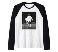 Brasil Estrella Pele Santos V Fulham Copa Mundial de Fútbol 1973 Camiseta Manga Raglan