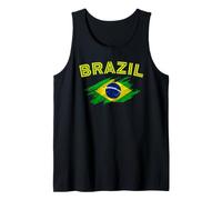 Brasil Flag Brazil Kids Womens Mens Retro Brazilian Souvenir Camiseta sin Mangas
