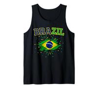 Brasil Flag Brazil Kids Womens Mens Retro Brazilian Souvenir Camiseta sin Mangas