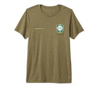 Brasil Football Vintage 1994 Champions Crest Graphic Camiseta Premium