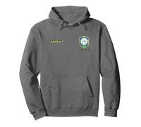 Brasil Football Vintage 1994 Champions Crest Graphic Sudadera con Capucha
