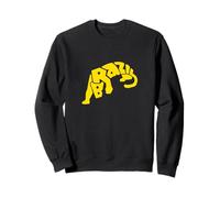 Brasil Jaguar Word Art - Animal divertido Sudadera