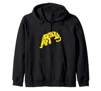 Brasil Jaguar Word Art - Animal divertido Sudadera con Capucha