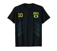 Brasil Soccer Fan Jersey Bandera Brasileña Amante del Fútbol Camiseta