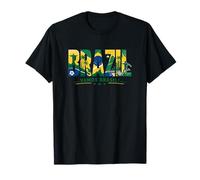 Brasil Soccer Vamos Brasil Football 2026 Fan Design Camiseta