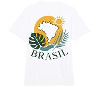 Brasil Tropical Country Map Sudamérica Viajes Comfort Colors Adult Heavyweight T-Shirt