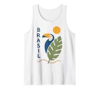 Brasil Tucán Pájaro Tropical Jungla Selva Vacaciones Camiseta sin Mangas