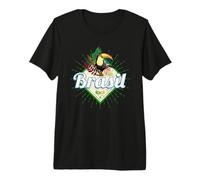 Brasil tucán Retro Samba Carnaval Recuerdo Vintage Camiseta Premium